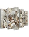 Boho style painting for living room - Lotus Blossom| FEEBY