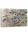 Canvas print printed on canvas - Irises flowers in the wind | FEEBY