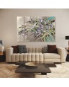 Canvas print printed on canvas - Irises flowers in the wind | FEEBY