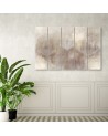 Chandeliers - canvas printed wall painting 5 parts | FEEBY