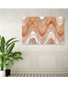 Modern painting for wall - Vertical wavy lines | FEEBY