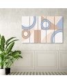 Modern painting - Geometric shapes abstract | FEEBY