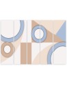 Modern painting - Geometric shapes abstract | FEEBY