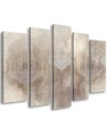 Chandeliers - modern on canvas wall painting 5 parts | FEEBY