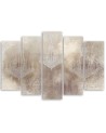 Chandeliers - modern on canvas wall painting 5 parts | FEEBY