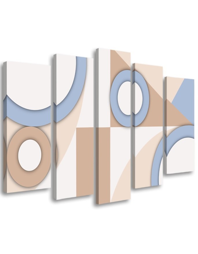 Painting for children modern - Geometric shapes abstract | FEEBY
