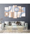 Painting for children modern - Geometric shapes abstract | FEEBY