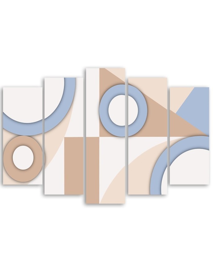 Painting for children modern - Geometric shapes abstract | FEEBY
