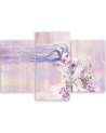 Decorative painting for wall - Woman with long hair | FEEBY