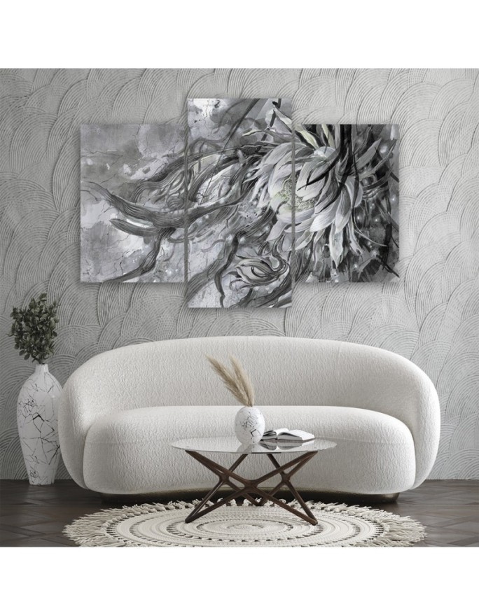 Printed canvas painting for wall - Bouquets of flowers | FEEBY