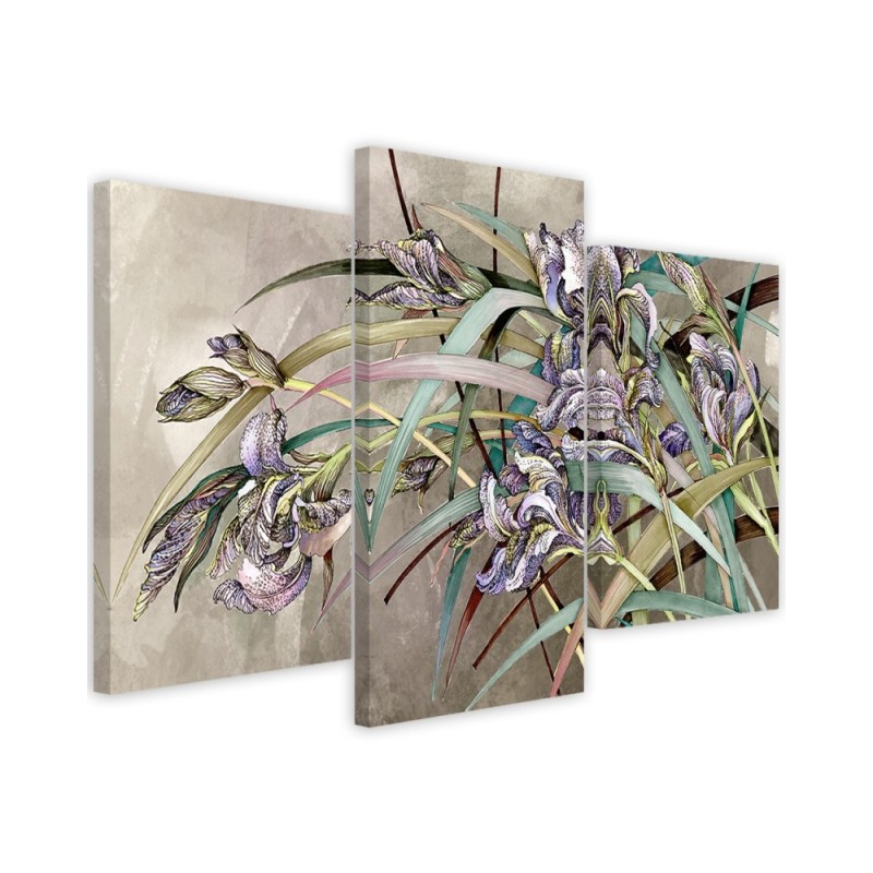 Picture on Canvas of Irises in the wind | FEEBY
