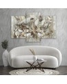 Canvas print for bedroom, living room wall - Flowers of the sacred lotus | FEEBY