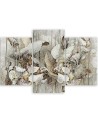 Canvas print for bedroom, living room wall - Flowers of the sacred lotus | FEEBY