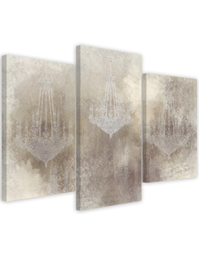 Modern painting retro style - Chandeliers | FEEBY