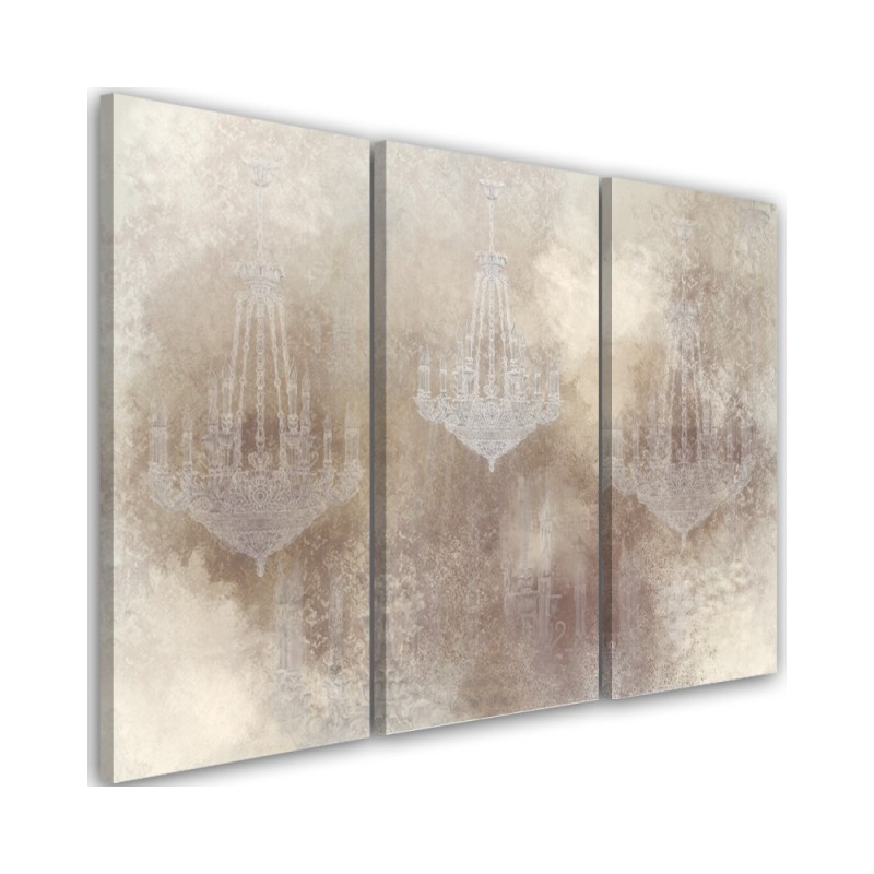 Vintage style painting for wall - Chandeliers | FEEBY