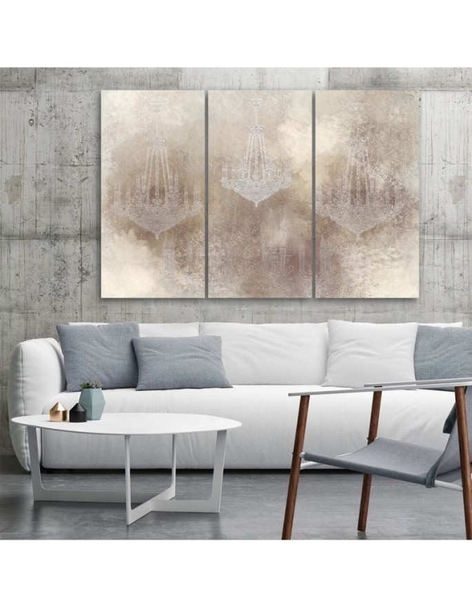 Vintage style painting for wall - Chandeliers | FEEBY