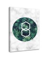 Modern painting for dining room - Fern leaf marble | FEEBY