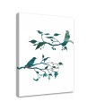 Decorative painting on canvas - Birds on branches | FEEBY