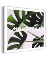 Canvas prints for kitchen on canvas - Monstera leaves | FEEBY
