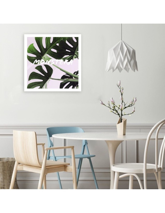Canvas prints for kitchen on canvas - Monstera leaves | FEEBY