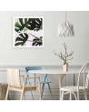 Canvas prints for kitchen on canvas - Monstera leaves | FEEBY