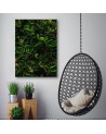 Wall art painting for room - Green exotic leaves plants nature | FEEBY