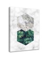 Canvas prints for wall - Fern leaf marble | FEEBY