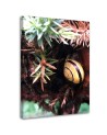 Wall art painting for room - Snail and plants | FEEBY