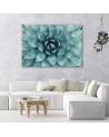 Modern Canvas painting for bathroom - Blue aloe vera | FEEBY