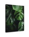 Monstera leaves - modern Canvas painting for living room for wall | FEEBY