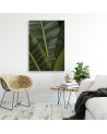 Leaf Canvas painting for room - Tropical banana leaves | FEEBY