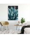 Canvas wall art for bathroom, living room - Agave with large leaves | FEEBY