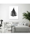 Canvas prints for living room wall - Fern leaf | FEEBY
