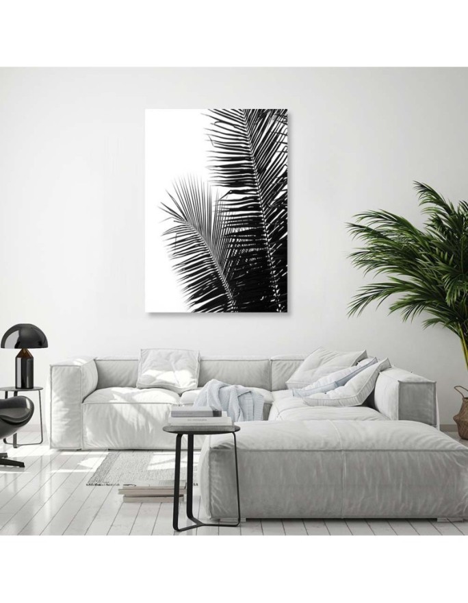 Fashionable Canvas painting for living room - Palm leaves modern | FEEBY