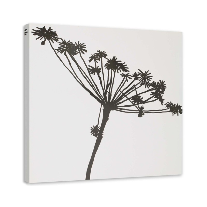 Wall Art painting for kitchen - Black shadow of Cyperus | FEEBY