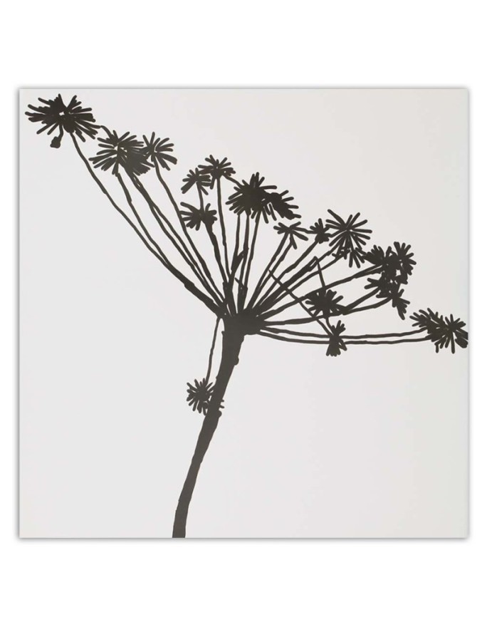 Wall Art painting for kitchen - Black shadow of Cyperus | FEEBY