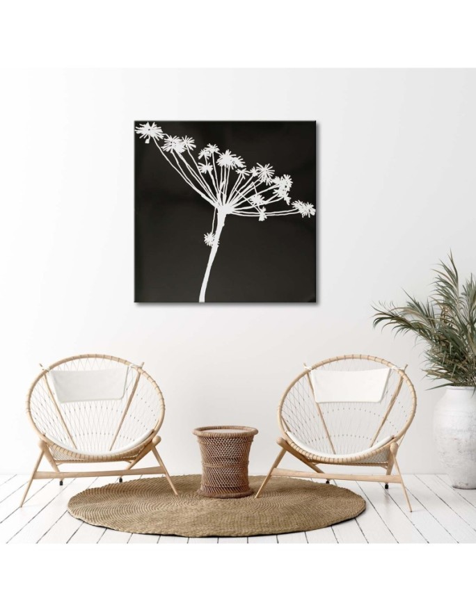 Modern wall art painting - White shadow of Cyperus | FEEBY