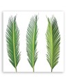 Modern Canvas painting for living room - Green leaves | FEEBY