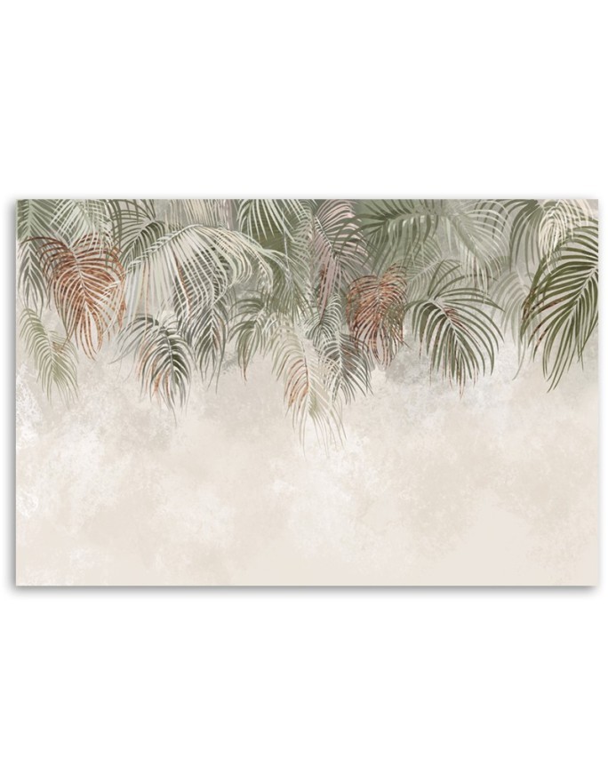 Printed picture on Canvas for living room - Palm leaves. Buy now| | FEEBY