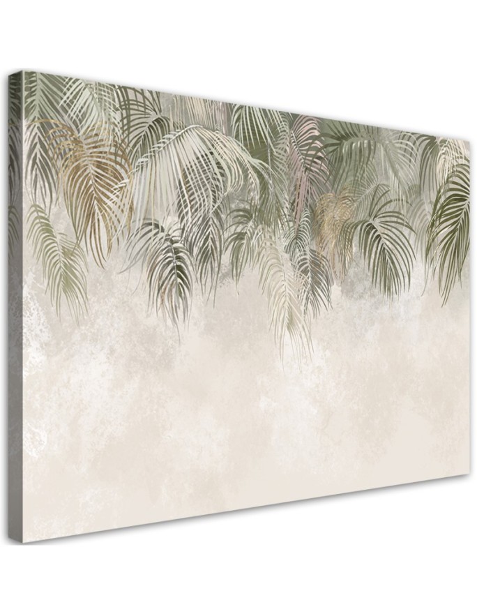 Canvas print Palm leaves