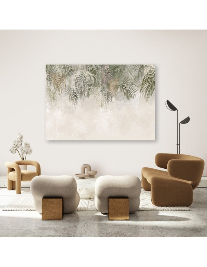 Canvas wall art painting modern - Palm leaves | FEEBY
