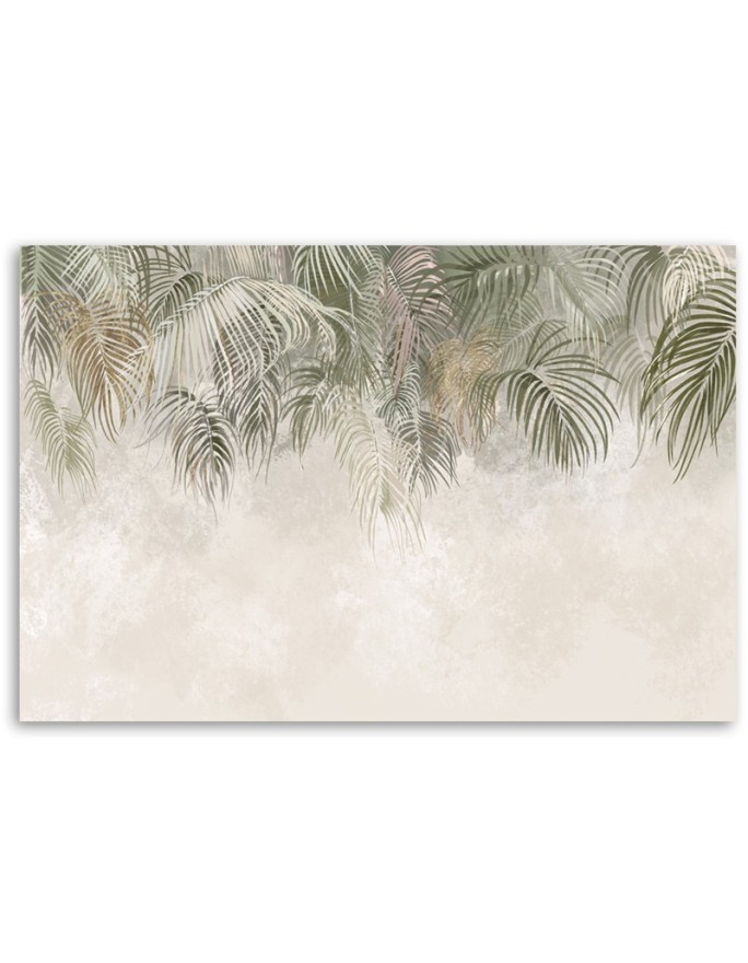 Canvas wall art painting modern - Palm leaves | FEEBY