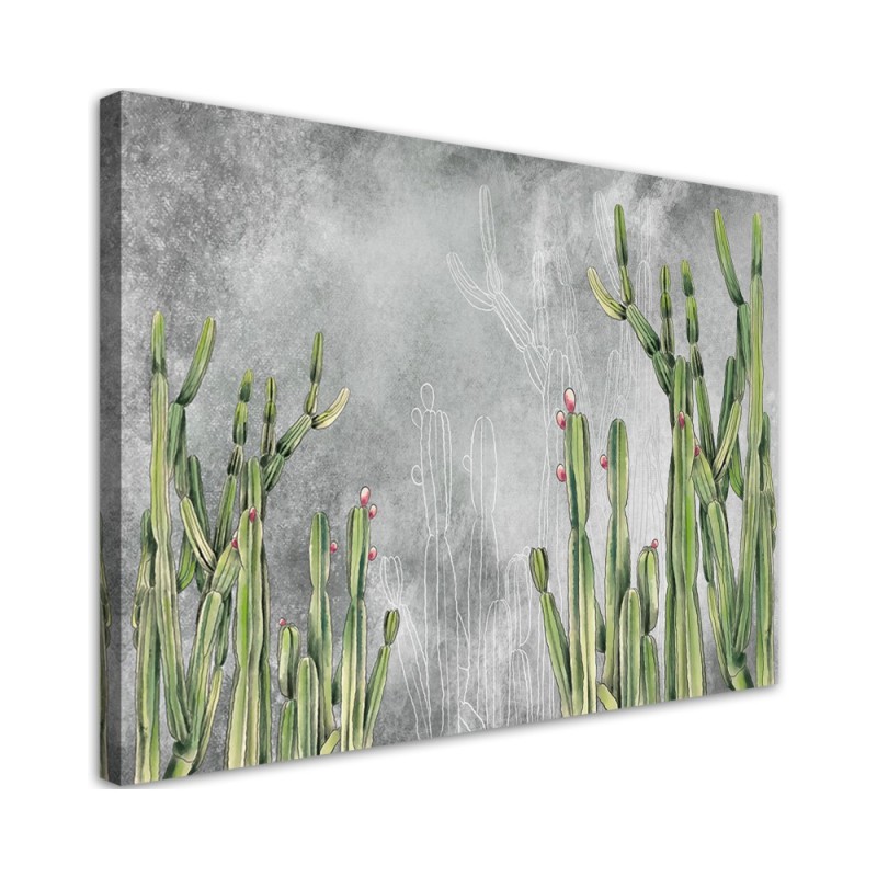 Printed canvas wall art painting - Cactus plants | FEEBY