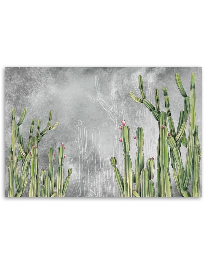Printed canvas wall art painting - Cactus plants | FEEBY