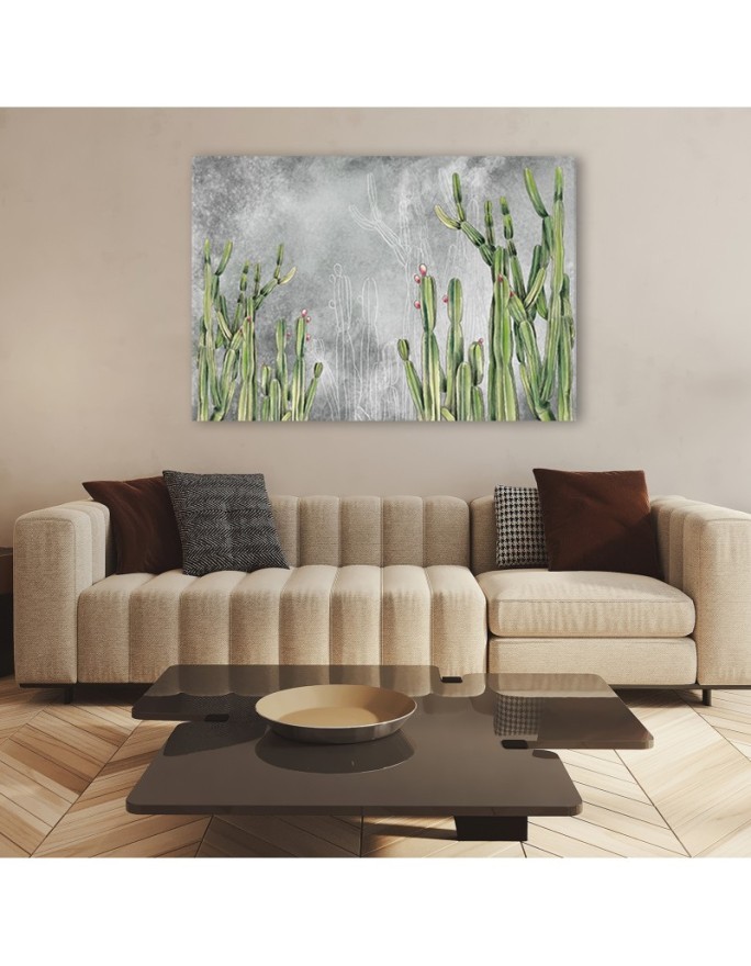 Printed canvas wall art painting - Cactus plants | FEEBY
