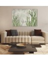 Modern canvas painting for bedroom - Large desert cactus | FEEBY