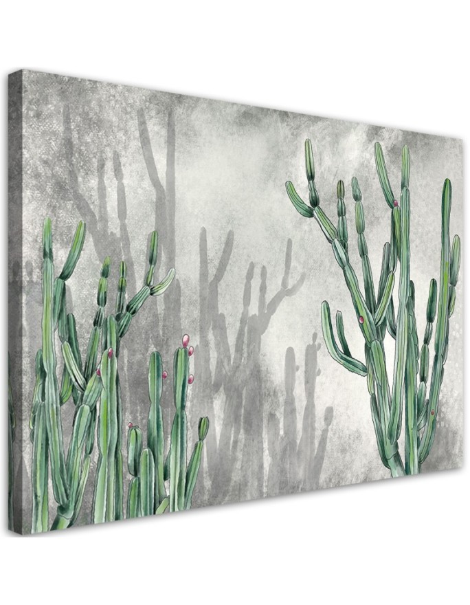 Printed canvas wall art painting - Large desert cactus | FEEBY