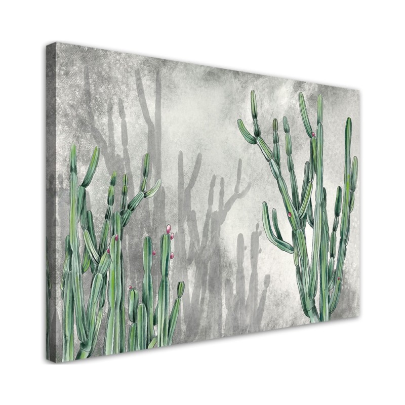 Printed canvas wall art painting - Large desert cactus | FEEBY