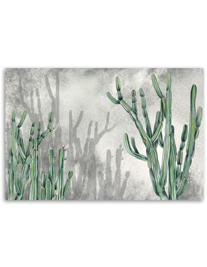 Printed canvas wall art painting - Large desert cactus | FEEBY
