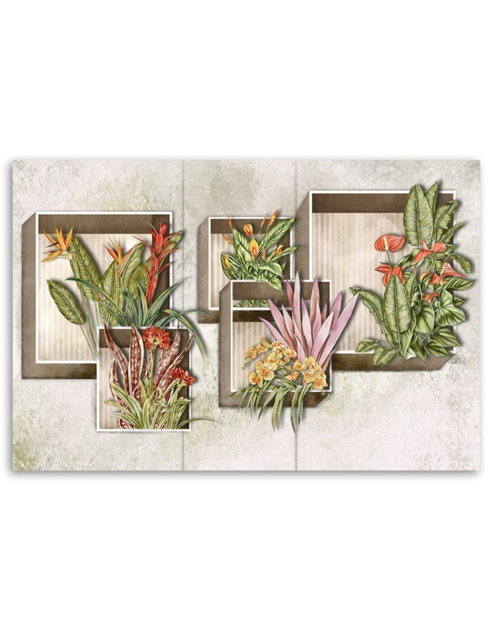 Canvas prints for modern living room - Flowers bouquets | FEEBY